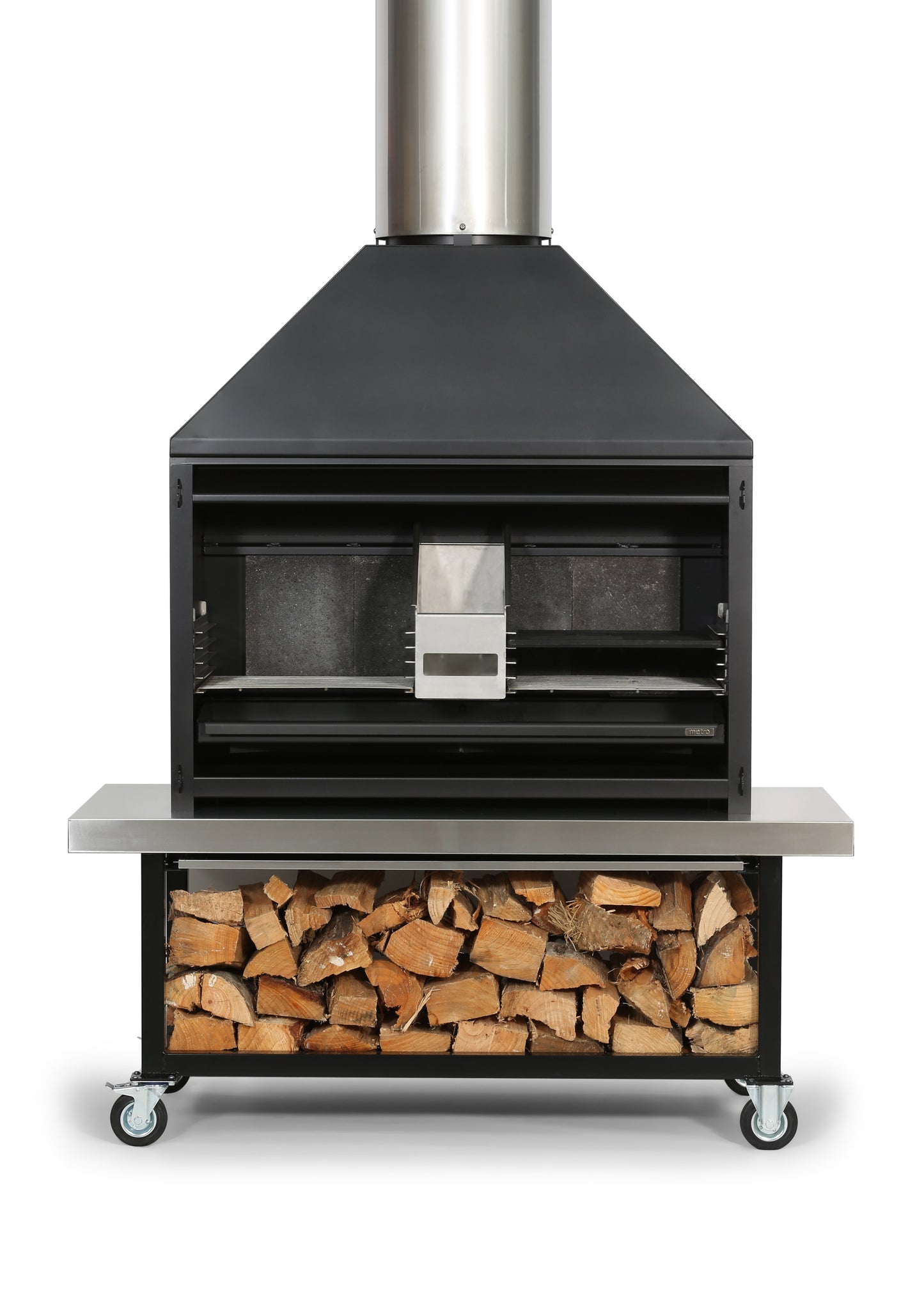 Metro Fires Outdoor 1200 Braai with Trolley