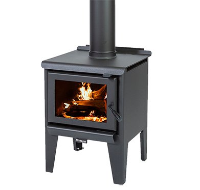 Masport R1200 Freestanding Radiant Wood Fire - Compact & Efficient