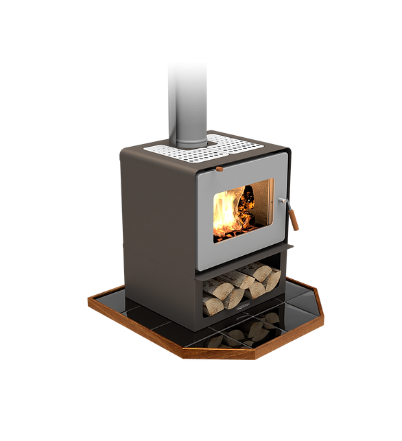 Woodsman Flare Woodbox Brown