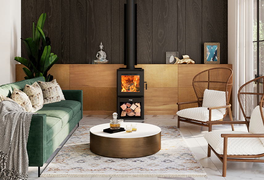 Masport Clutha Freestanding Wood Fire - ULEB Clean Air ApproveD