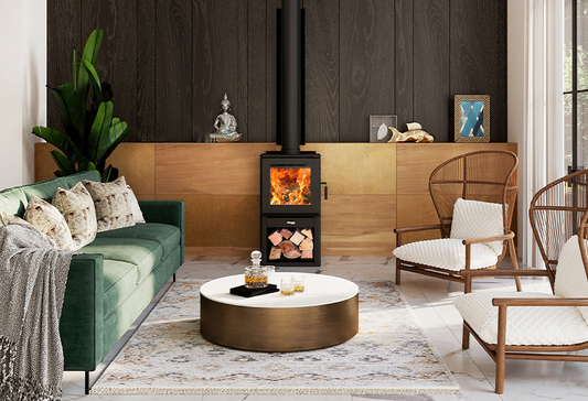 Masport Clutha Freestanding Wood Fire - ULEB Clean Air ApproveD