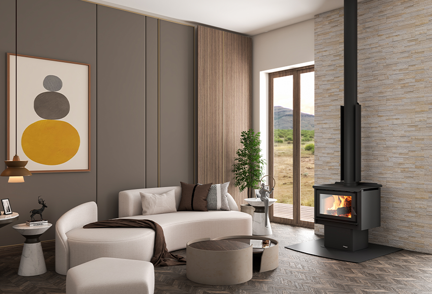 Masport Kaituna Inbuilt Wood Fire - ULEB Clean Air Approved