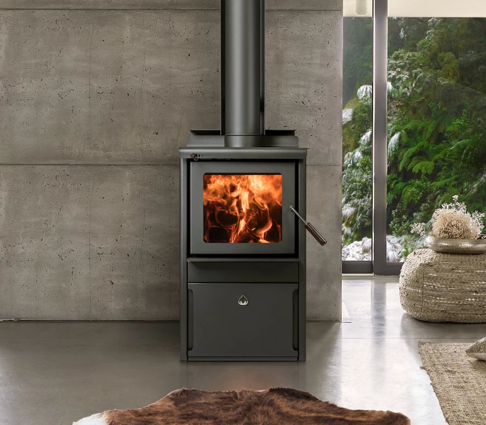 Woodsman Serene ULEB Freestanding Wood Fire
