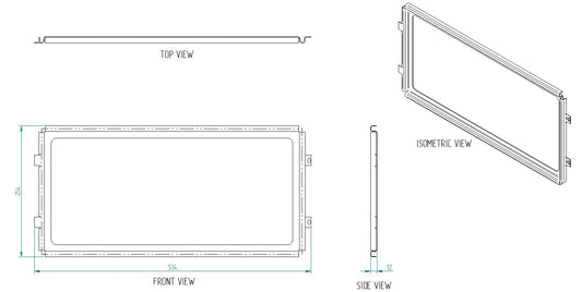 Masport PFS95034 Glass Retainer