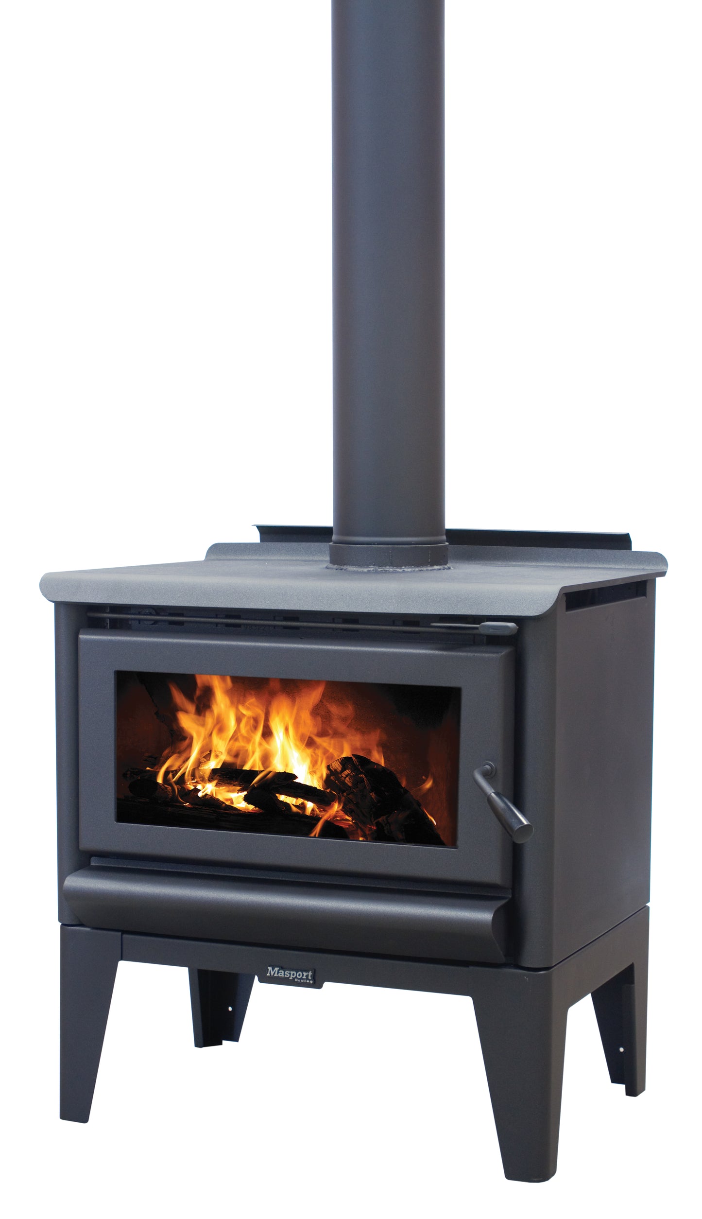 Masport R5000 – Freestanding radiant wood fire on legs